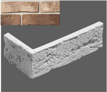 Искусственный камень Leonardo Stone Угловой элемент Дижон 103 22/11x7x1,4