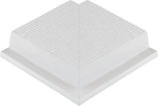 Бордюр Serapool 50220.4 Petit Carre Наружный угол профильной противоскользящей плитки с сетчатой поверхностью 12x12