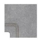 Бордюр Serapool Внутренний угол закругленный Cement Grey Handle