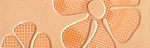 Бордюр Atlas Concorde Italy LGIA Glamour Apricot List. Flower Mix 2 8х25