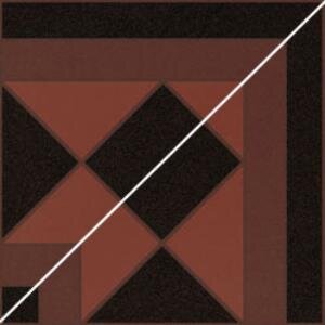 Декоративная вставка VIVES Cantonera Basidon Terra 49 15.8x15.8