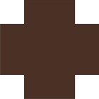 Керамогранит Winckelmans 070CRBRU Cross 7 Brown BRU 7x7