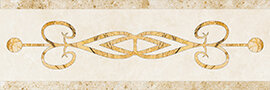 Бордюр Marmocer PJD-SDPH095 95 Waterjet Border (Datura) 60х20