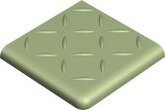 Ступень Winckelmans 1002B0RPIS 2BR RELIEF PISTACHE PIS 10x10