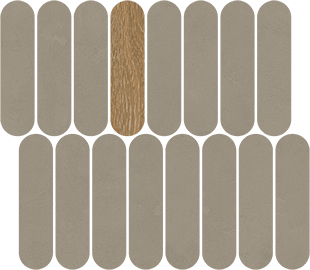 Мозаика VIVES 41QG Mosaico Rockaway Gris R10 27x31