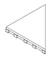 Бордюр Italon 620090000833 Griglia Frame 10 Sinistro/Left 25x25