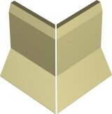 Плинтус Winckelmans 100TE0IVO Angle EXT PAR IVORY IVO 10x10
