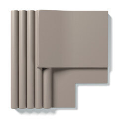 Декор Cedit 760370 Rilievi 03 Tortora 50mm 36x36