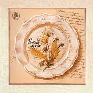 Factoria 25.8(422) Декор Herbarium 4 из 1 плитки 10x10