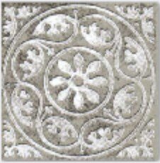Декоративная вставка Kerama Marazzi B1294/SG1602 Сонет серый 4.7x4.7