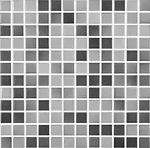 Мозаика Serapool VC.2.01.0913 Versicolor Mosaic Black-Grey 2,5x2,5 30x30