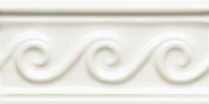 Бордюр Adex ADNE4066 Relieve Olas Blanco Z 7,5х15