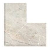 Бордюр Serapool Наружный угол 90° Beige Stone Flat Handle 25x25