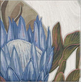 Декор Mainzu Decor Blue Leaves 20x20