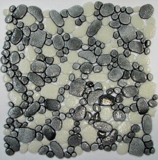 Мозаика Keramissimo DGZ-2 Mix6 Gravel растяжка гравий 30х30