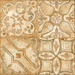 Декор Novabell Materia Decoro Patch Mix Warm Rosso 30*30