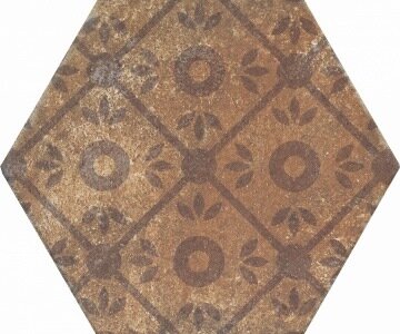 Декор Monopole Pompeia Decor Marron 20х24