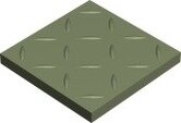 Ступень Winckelmans 100CA0R10VEP cx.10 RELIEF R10 PALE GREEN VEP 10x10