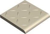 Ступень Winckelmans 1001B0RBAU BR10 REL WHITE BAU 10x10