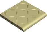 Ступень Winckelmans 1001B0RIVO BR10 REL IVORY IVO 10x10