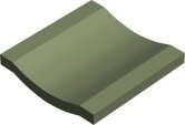 Керамогранит Winckelmans 100CH0VEP Channel PALE GREN VEP 10x10