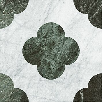 Керамогранит 41ZERO42 4101196 Dandy Pin White Green 18,6x18,6