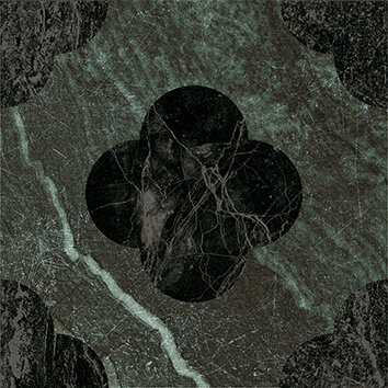 Керамогранит 41ZERO42 4101204 Dandy Pin Green Black 18,6x18,6