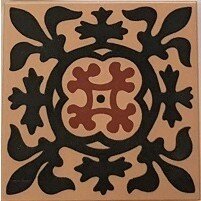 Декор Winckelmans 100E002D301 ENC 02 Cognac (Red, Black) 10x10