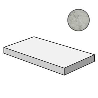 Ступень Italon 620070000989 Charme Extra Silver Scalino Angolare Sx 33x60