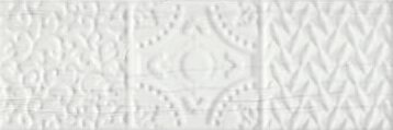 Плитка Monopole Belvedere Relieve Blanco 10x30