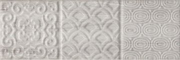 Плитка Monopole Genesis Relieve Gris 10x30