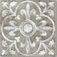 Декоративная вставка Kerama Marazzi B1294/SG1602 Сонет серый 4.7x4.7