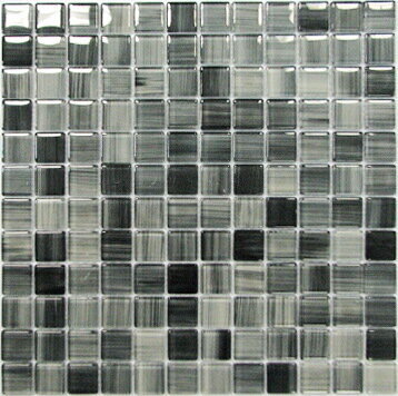 Мозаика Keramissimo SF15522S Crystal серый разнотоновый микс 31,5х31,5