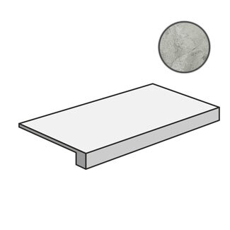 Ступень Italon 620070000977 Charme Extra Silver Scalino Frontale 33x60