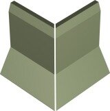Плинтус Winckelmans 100TE0VEP Angle EXT PAR PALE GREEN VEP10x10
