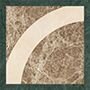 Декоративная вставка Marmocer PJD-SDPH086 86 Waterjet Border (Baroque) 12x12