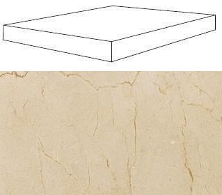 Ступень Атлас Конкорд Россия 620070000764 Supernova Stone Cream Scalino laterale dx 33x120