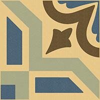 Декор Winckelmans 100E022D301 ENC 22 Cognac (D.Blue, L.Blue, Grey) 10x10