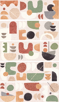 Плитка Gracia Ceramica Wabi-Sabi multi многоцветный 01 30х90