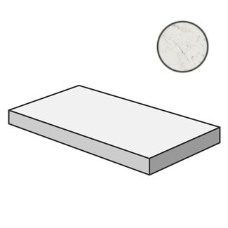 Ступень Italon 620070000987 Charme Extra Carrara Scalino Angolare Sx 33x60