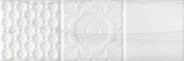 Плитка Monopole Belvedere Relieve Blanco 10x30