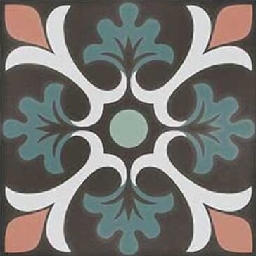 Керамогранит DNA Tiles SYNC CLOVER BLUE 15x15