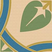 Декор Winckelmans 100E017D301 ENC 17 Cognac (D.Yellow, D.blue, Green) 10x10