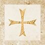 Декоративная вставка Marmocer PJD-SDPH094 94 Waterjet Border (Datura) 20x20