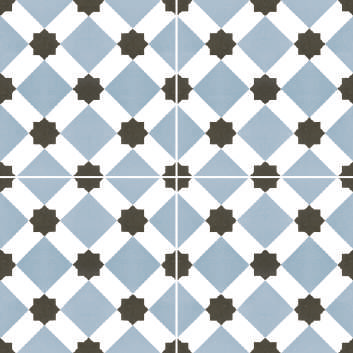 Керамогранит Dualgres Howard Blue 44,5x44,5