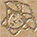 Декоративная вставка Versace 240392 MARBLE TOZZETTO MEDUSA ORO SAB 2,7x2,7