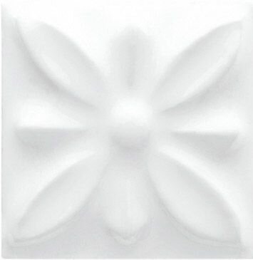 Декоративная вставка Adex ADST4053 Taco Relieve Flor №1 Snow Cap 3х3