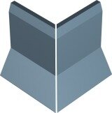 Плинтус Winckelmans 100TE0BEU Angle EXT PAR BLUE BEU 10x10