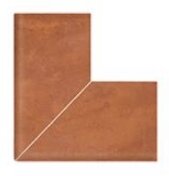 Бордюр Serapool Наружный угол 90° Cotto Flat Handle 25x25