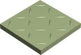 Ступень Winckelmans 100CA0R10PIS cx.10 RELIEF R10 PISTACHE PIS 10x10